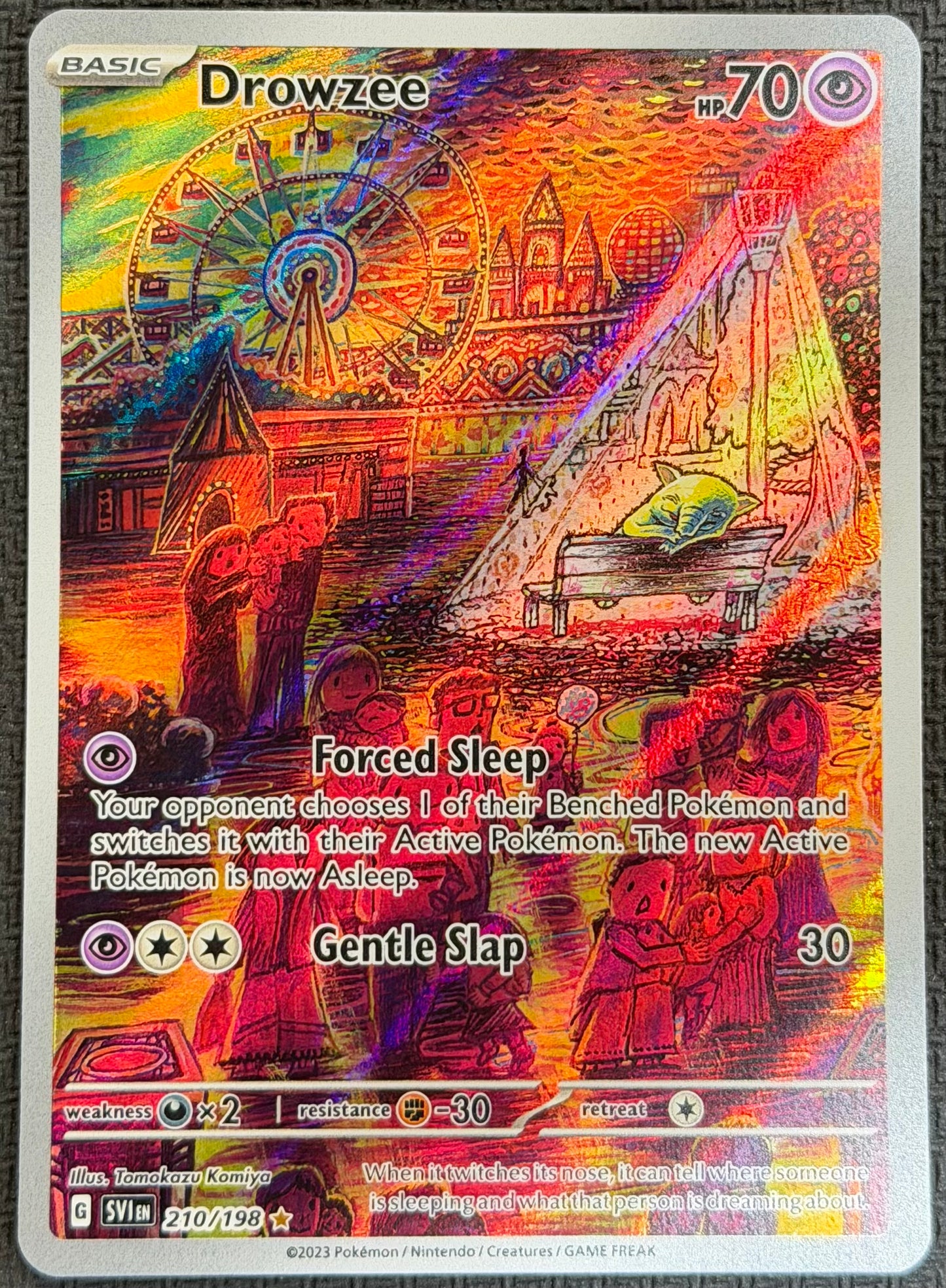 Drowzee 210/198 Art Rare AR Scarlet & Violet Base
