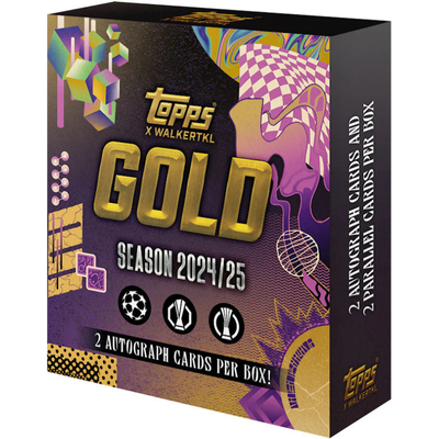 2024/25 Topps Gold UEFA Club Competitions Soccer Hobby Box