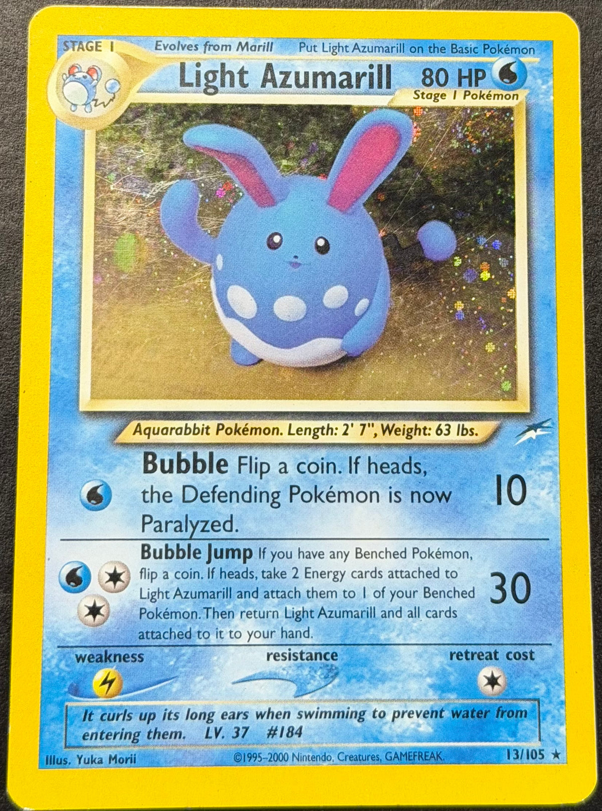 Light Azumarill 13/105 Holo Neo Destiny