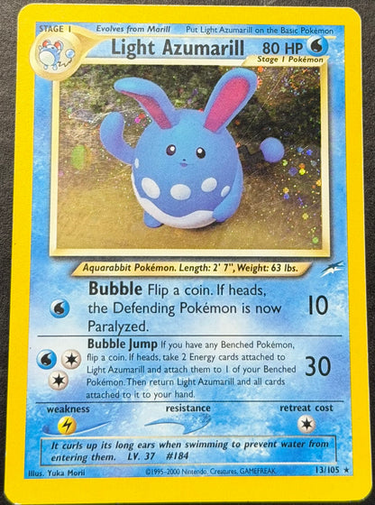 Light Azumarill 13/105 Holo Neo Destiny