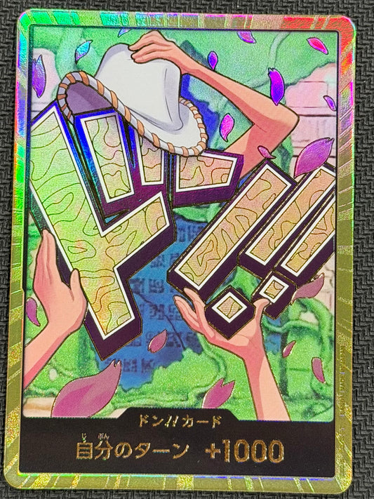 Don!! Card PRB02 Nico Robin Gold Japanese