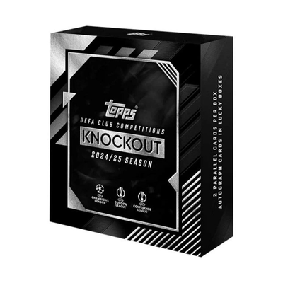 2024/25 Topps Knockout UEFA Club Competitions Soccer Hobby Box