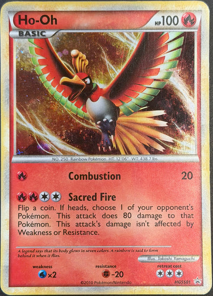 Ho-Oh HGSS01 Black Star Promo 2010 (MP)