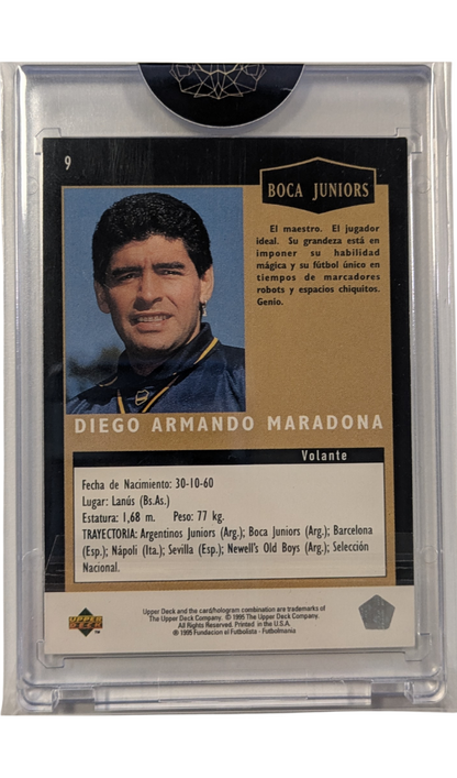 Diego Maradona #9 [1995 Upper Deck Futbol Argentino]