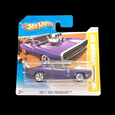 Hot Wheels: '70 Dodge Charger R/T 2011 HW Premier Short Card