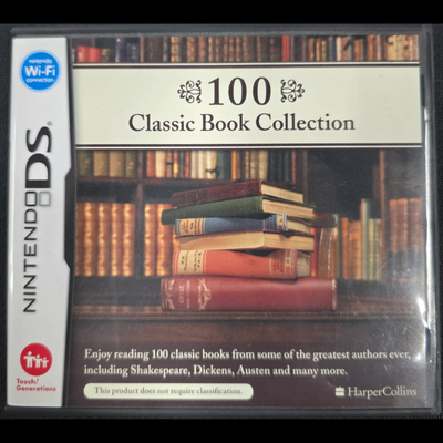 Nintendo DS Game - 100 Classic Book Collection