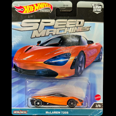 Hot Wheels Speed Machines McLaren 720s 2/5  Premium Car Culture