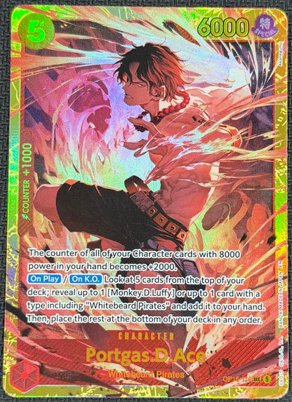 Portgas.D.Ace OP16-118 SEC Secret Rare