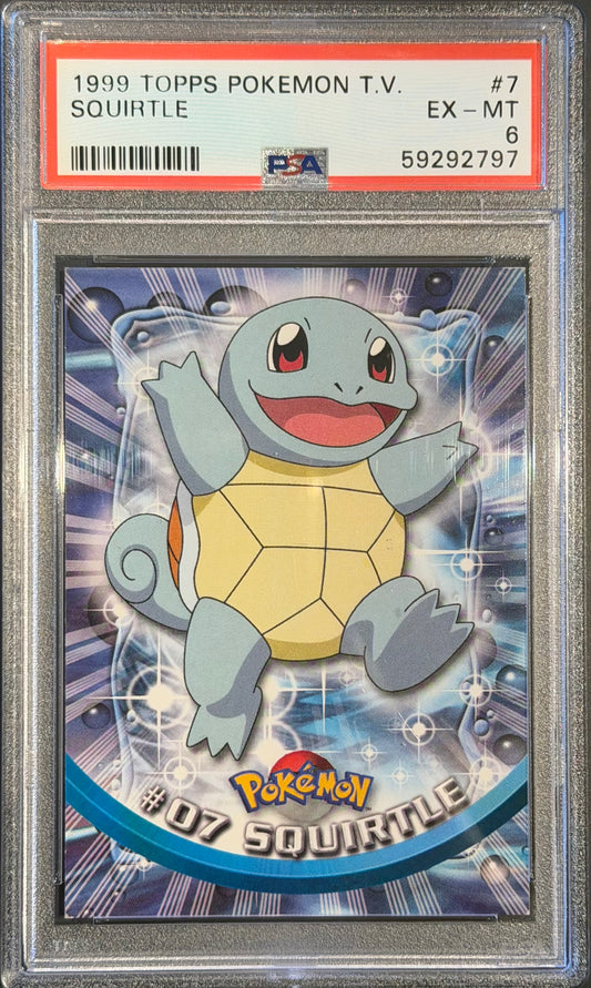 1999 Topps Pokemon T.V. Squirtle PSA 6