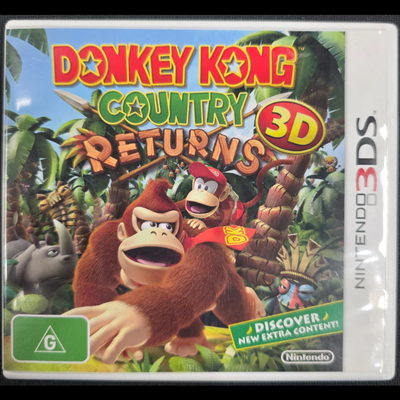 Donkey Kong Country Returns 3D Nintendo 3DS XL 2DS Game