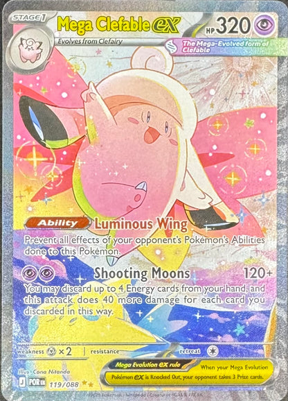 Mega Clefable Ex 119/088 [Perfect Order]