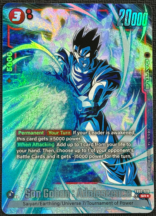 Son Gohan : Adolescence Alternate Art FB02-018