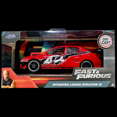 Jada 1:32 Fast & Furious Mitsubishi Lancer Evolution IX Red 1/32 Scale DIECAST