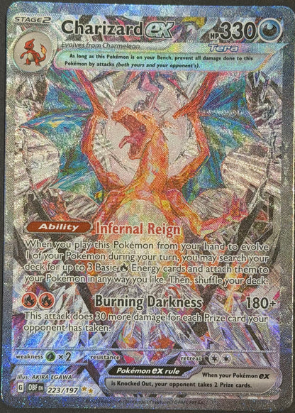 Charizard ex 223/197 Special illustration Rare Obsidian Flames