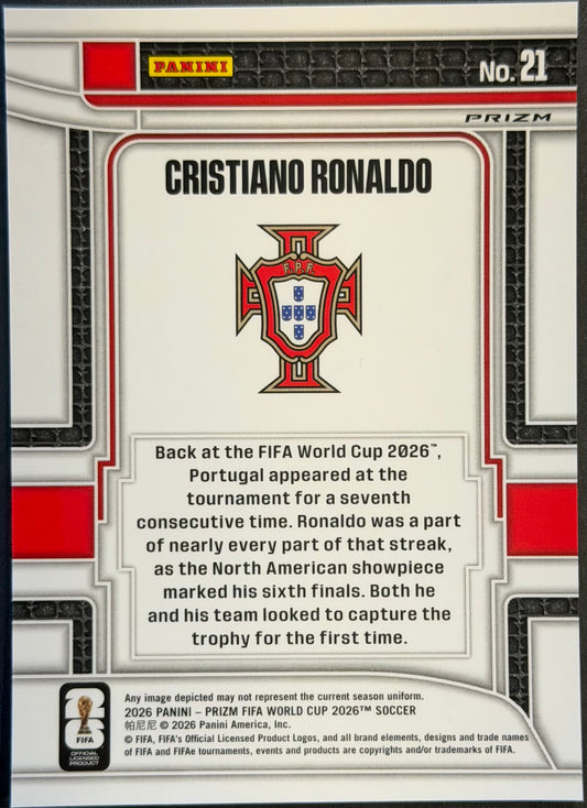 Cristiano Ronaldo Scorers Club Silver Prizm
