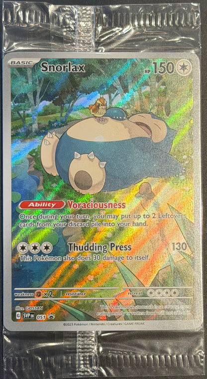 Snorlax 051 Promo Sealed illustration Rare 2023