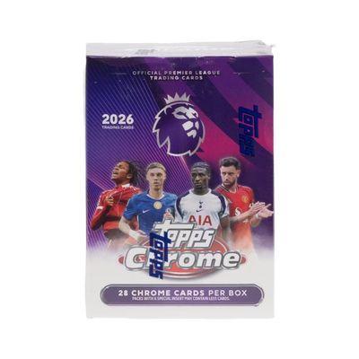 2026 Topps Chrome Premier League EPL Soccer 7-Pack Blaster Box