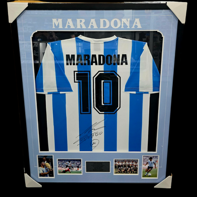 Diego Maradona Autographed Jersey (Icon.com Authenticated)