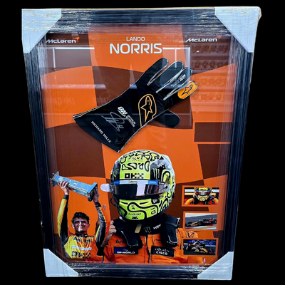 Lando Norris Autographed Replica Racing Glove [Memorabilia Warehouse Authenticated]