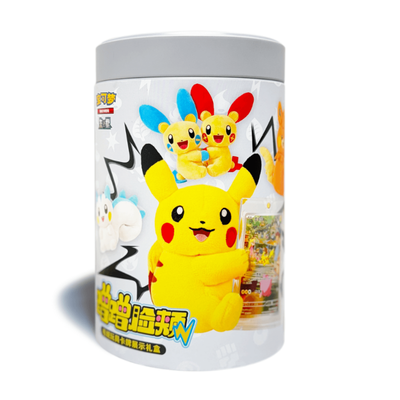 Pokémon Chinese: Nuzzle Cheeks Plush Toy Card Display Blind Box
