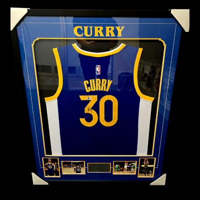Stephen Curry Autographed Jersey (Beckett Witnessed)