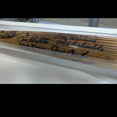 Bobby Shantz New York Yankee Legends Multi-Signed Bat | 10 Autos | [PSA Certified]