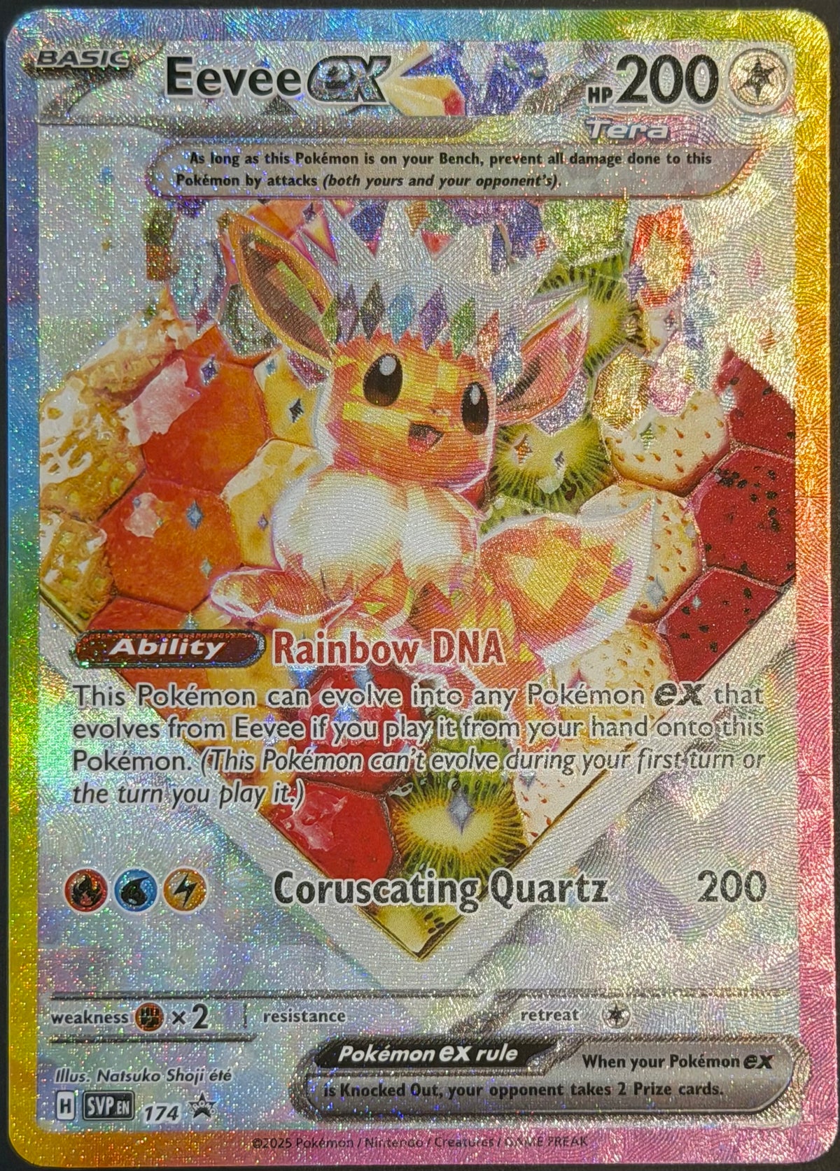 Eevee ex 174 Black Star Promo