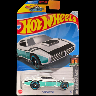 Hot Wheels #6 HW Dream Garage 1/5 CUSTOM OTTO White Blue