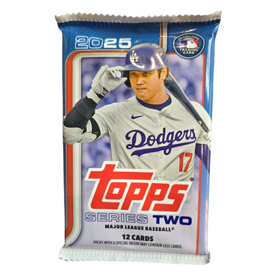 2025 Topps Baseball Series Two Booster Pack (12 cards)