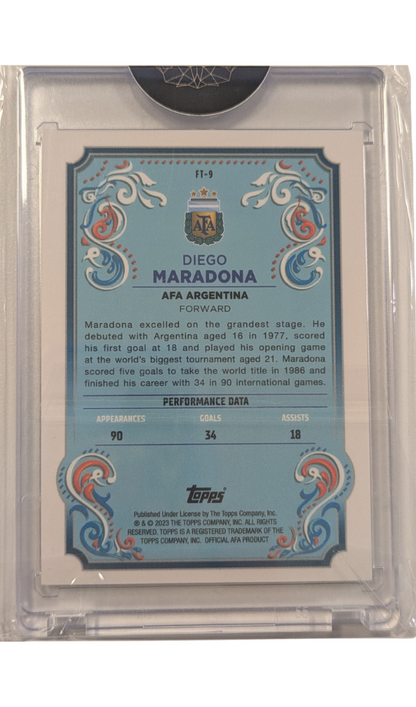 Diego Maradona Fileteado FT-9 [2023 Topps Argentina Fileteado]