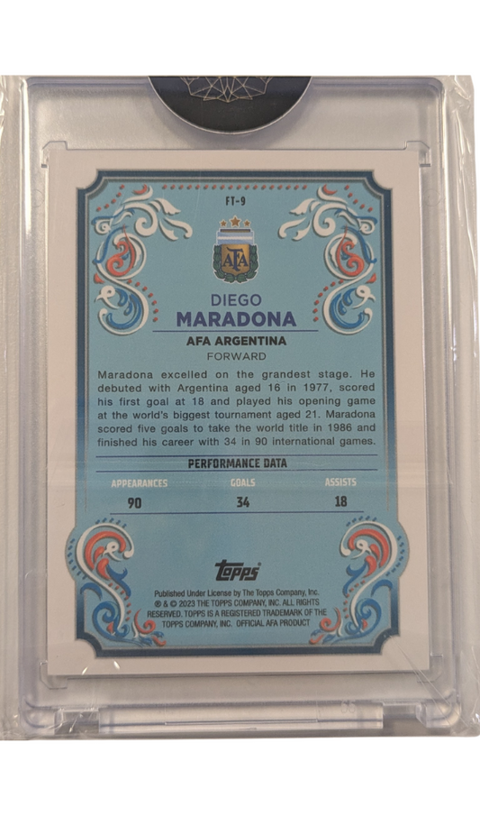 Diego Maradona Fileteado FT-9 [2023 Topps Argentina Fileteado]