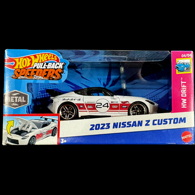 Hot Wheels Nissan Z Custom Pull-Back Speeders HW Drift 04/04