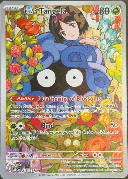 Erika’s Tangela 218/217 Illustration Rare Ascended Heroes