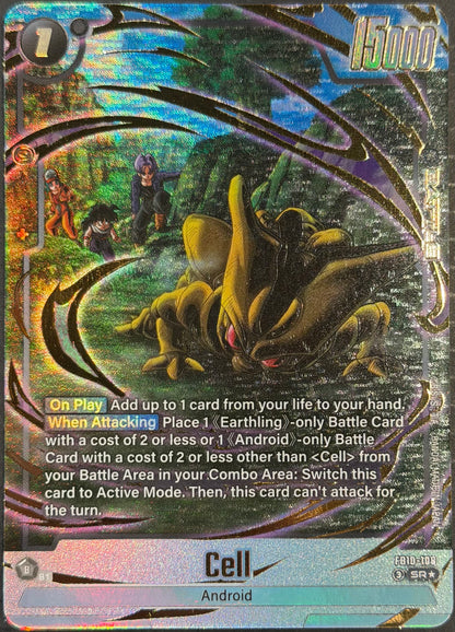 Cell FB10-108 SR* Alt Art Dragon Ball Fusion World Cross Force