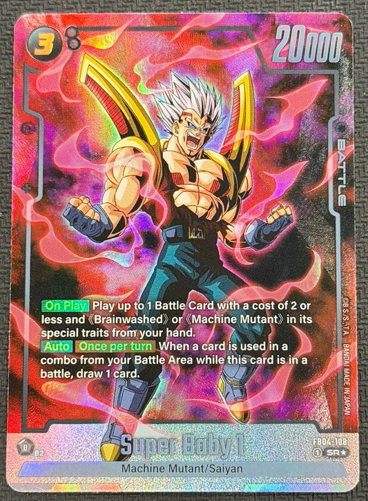 Super Baby 1 SR Super Rare Alternate Art FB04-108