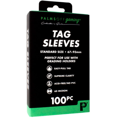 Palm's Off Gaming: Tag Sleeves - 100pc