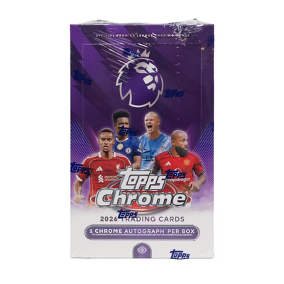 2026 Topps Chrome Premier League EPL Soccer Hobby Box