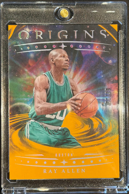 2025-26 Panini Origins Ray Allen GOLD /10 #64 Boston Celtics 6/10
