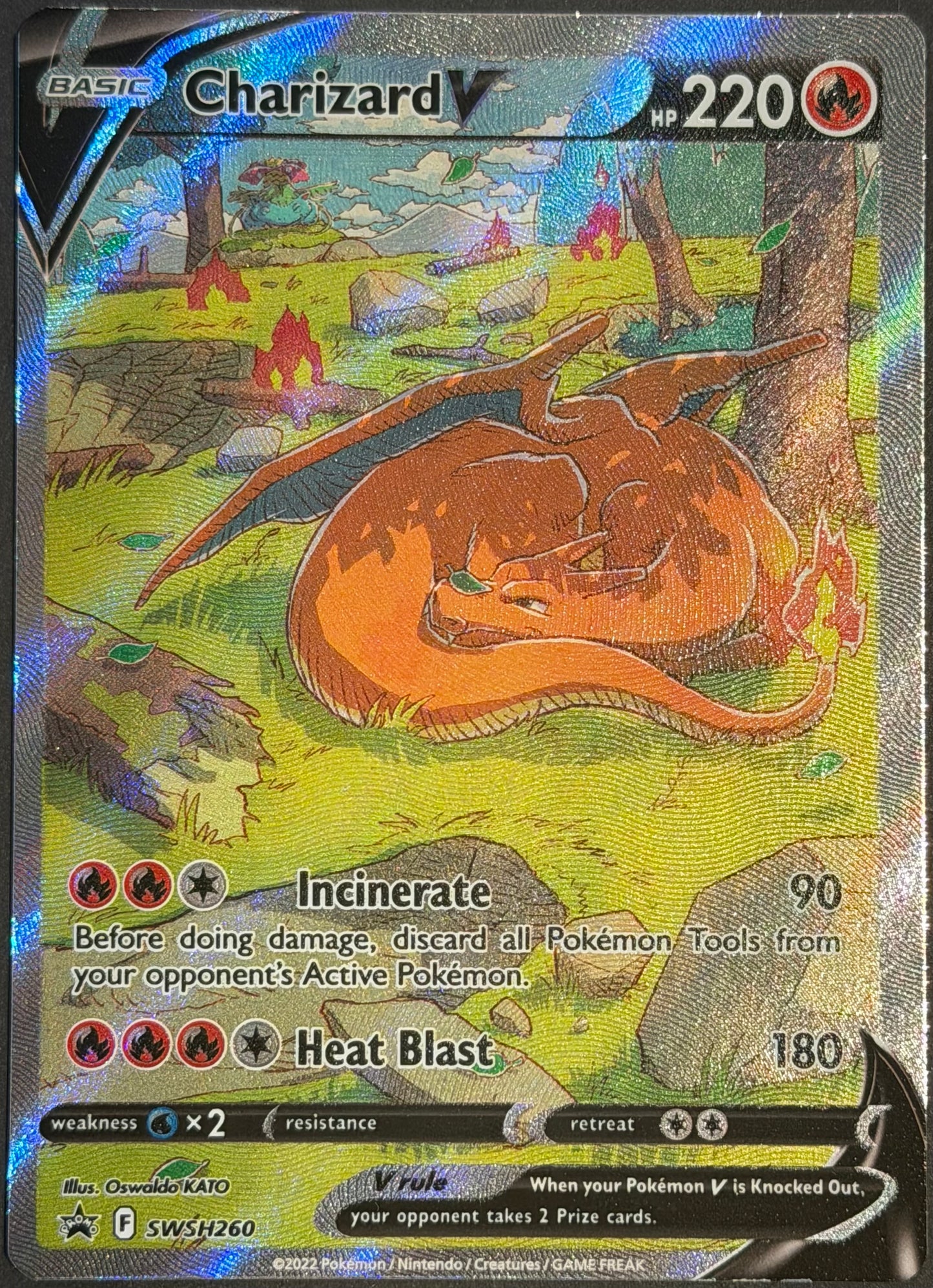 Charizard V SWSH260 Promo (LP)