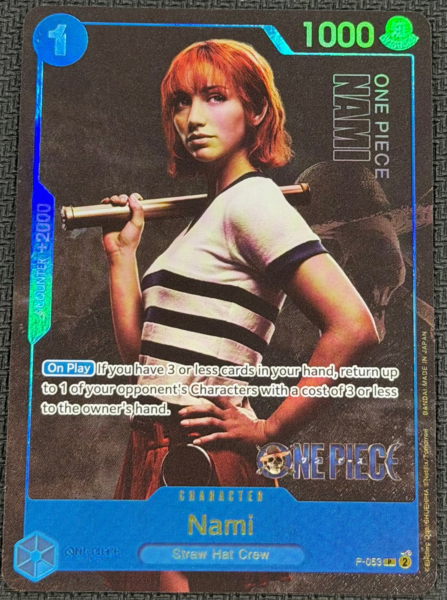 Nami P-053 Promo - Premium Card Collection - Live Action Edition