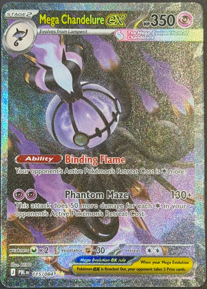 Mega Chandelure ex 115/084 Special Illustration Rare [Pitch black]