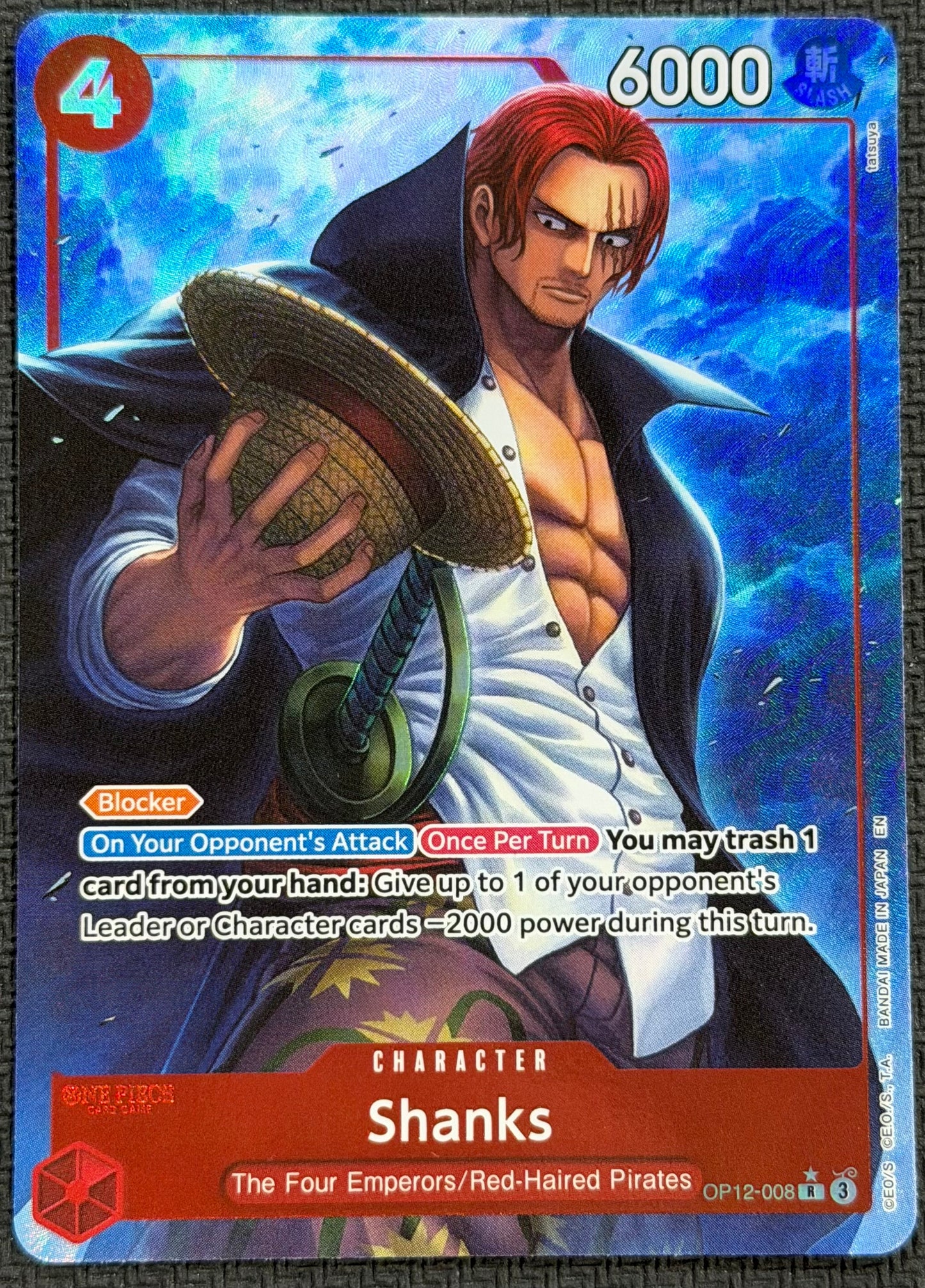 Shanks OP12-008 Alternate Art
