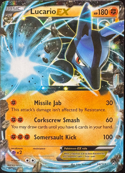 Lucario EX 54/111 [Furious Fists]