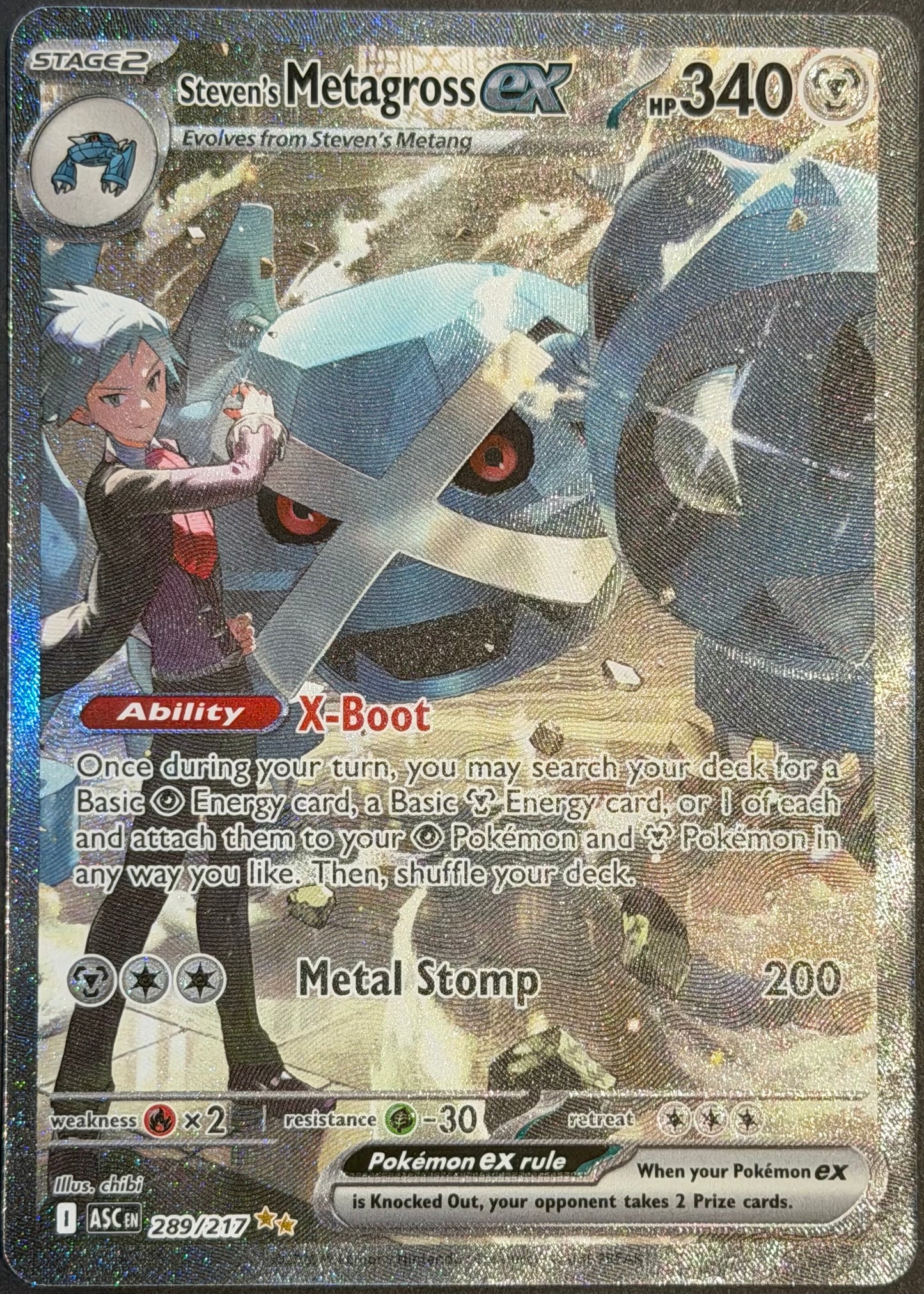 Steven’s Metagross 289/217 SIR Ascended Heroes