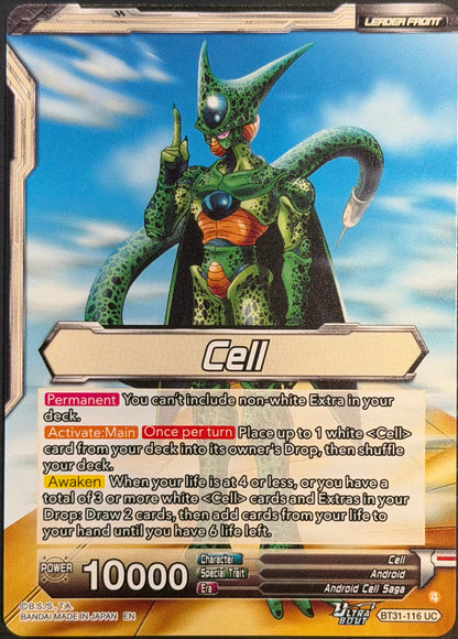 Cell, Perfect Power BT31-116 SLR - Dragon Ball Masters