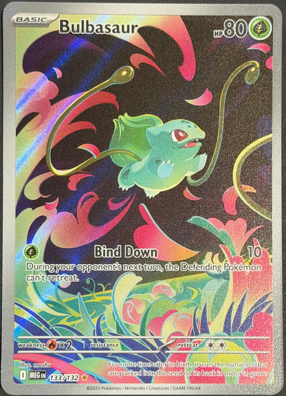 Bulbasaur 133/132 Illustration Rare Mega Evolutions