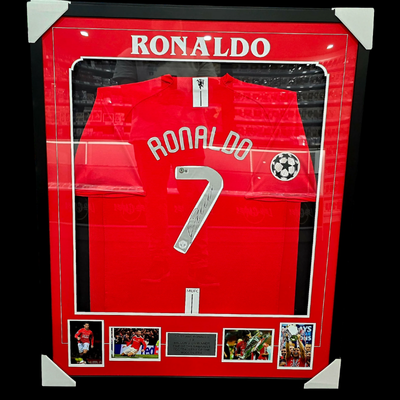 Ronaldo Autographed Jersey Manchester United [Beckett Authenticated]