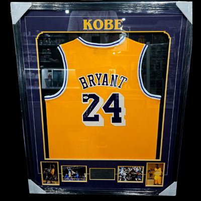 Kobe Bryant Autographed Jersey (PSA Authenticated)