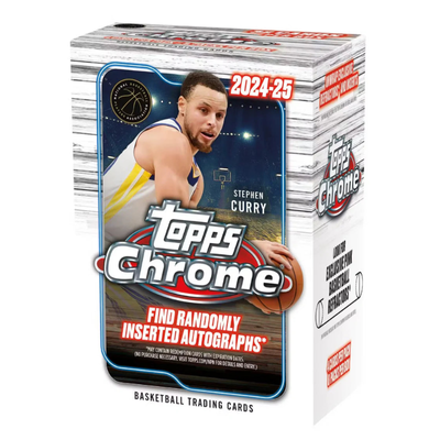 2024/25 Topps Chrome Basketball 8-Pack Blaster Box