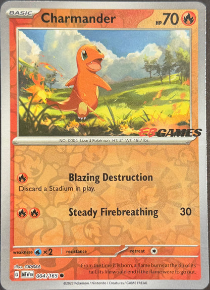 Charmander 004/165 EB Games Promo 151 (LP)
